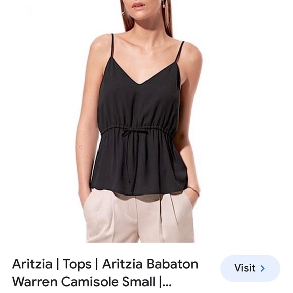 Aritzia Tops - Aritzia Babaton Warren Camisole top adjustable straps‎